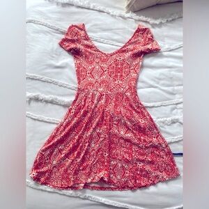 Patterned Mini Dress